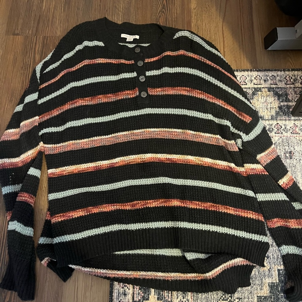 American Eagle Striped Sweater